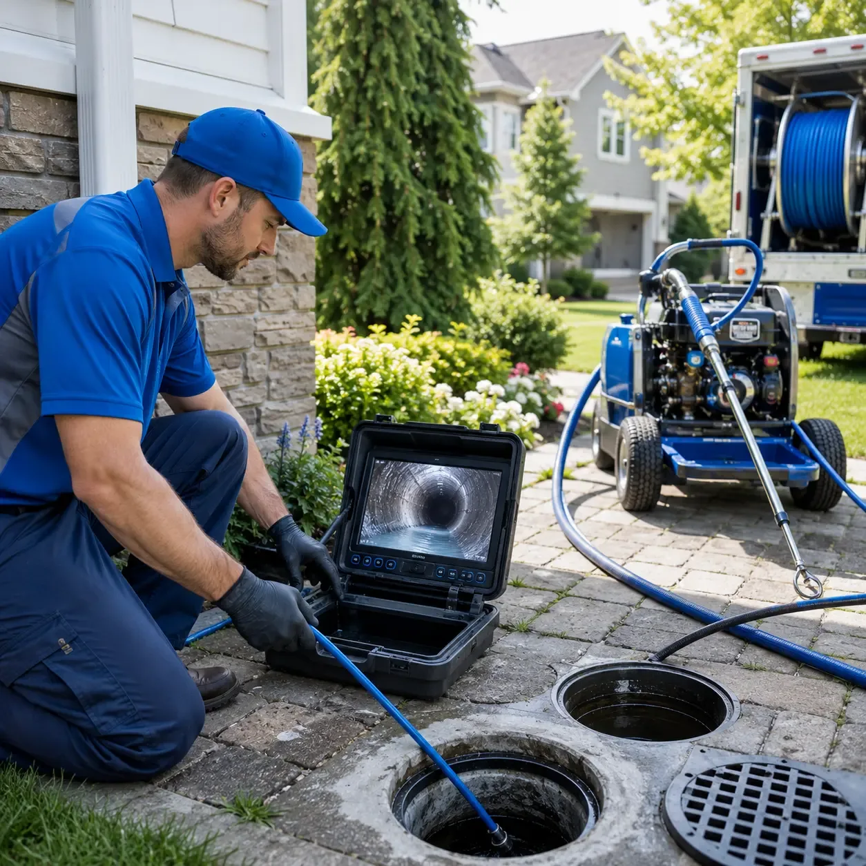 Outdoor drain cleaning professionals serving Canones, NM